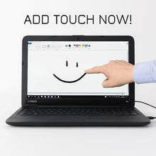 Cargar imagen en el visor de la galería, ADD TOUCH NOW! - to your Laptop or TV! PLUG &amp; PLAY - AirBar by Neonode, Inc / TOAD TECH - USB C Cord!
